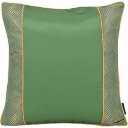 Sierkussen Luxury Green / Gold | 45 x 45 cm | Jacquard / Polyester