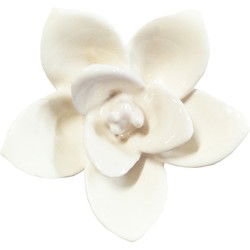 Clayre & Eef Deurknop Bloem Beige Keramiek