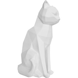 Ornament Origami Cat - Sitting Mat Wit - 17x11,8x26,5cm