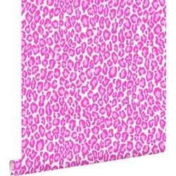 ESTAhome behang panters roze - 53 cm x 10,05 m - 136809
