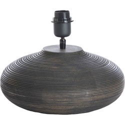 Light & Living - tafellamp - Khomai - bruin - hout - losse armatuur - E27 - 7043952