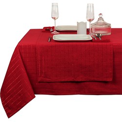 Tafelkleed tyra l200b150cm rood