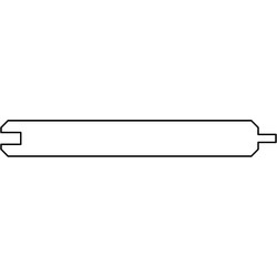Dakbeschot douglas 1,8x14,5x300 cm Tuindeco