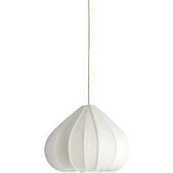 Light & Living - hanglamp - Zubeda - wit - textiel - Ø 49cm - E27 - 2978843