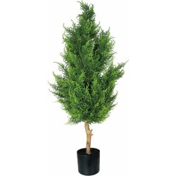 PTMD Kerstversiering Boom Koda - 95x50x120 cm - Plastic - Groen