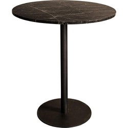 PTMD Bijzettafel Plaza - 70x70x77 cm - Marmer - Bruin