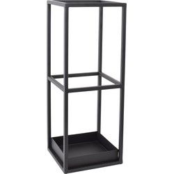 LOFT42 Stormy Paraplubak -  Zwart - Metaal