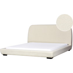 ROISEL - Tweepersoonsbed - Crème - 180 x 200 cm - Bouclé