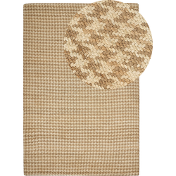 Beliani ARAPTEPE - Laagpolig-Beige-Jute