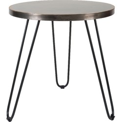 Salontafel Palma - 49 x 49 cm - Nickel