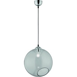 Moderne Hanglamp  Clooney - Metaal - Chroom