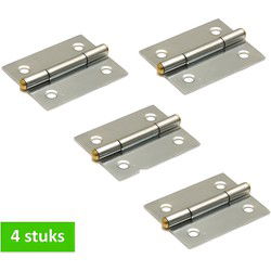 Scharn schr 40x32mm gegalv 4st