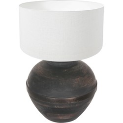 Anne Light and home tafellamp Lyons - zwart - metaal - 40 cm - E27 fitting - 3471ZW