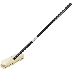 Schrobber - met telescoopsteel - 80-130 cm - schrobborstel - schoonmaakborstel - Schrobborstels