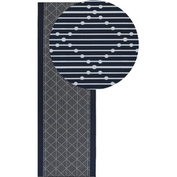 Beliani CHARVAD - Loper-Blauw-Polyester