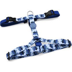 MORSO HONDENTUIG H-TUIG GERECYCLED SPLASH BLAUW 70-100X2,5 CM