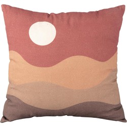 Kussen Sunset - Bruin - 45x45 cm