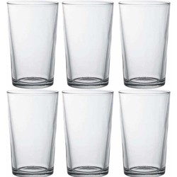 Duralex Drinkglazen Chope - 6x stuks - transparant - 330 ml - Longdrinkglazen