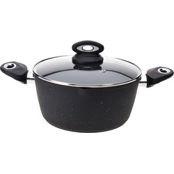 Zwarte braadpan voor alle hittebronnen 24 cm - Koekenpannen