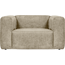 WOOOD Bean Fauteuil - Structure Velvet - Buttermilk - 74x146x98