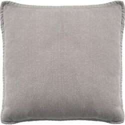 Dutch Decor BOWIE - Kussenhoes 45x45 cm - van gewassen katoen -  Driftwood - taupe - Dutch Decor
