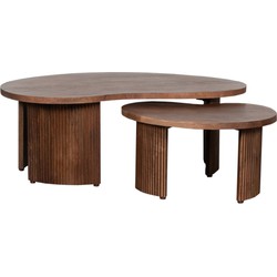 Salontafel Set Timon 100x58x40 cm