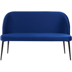OSBY  - Tweezitsbank - Marineblauw - Fluweel