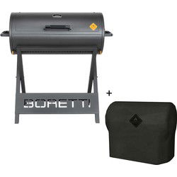 Boretti Barilo houtskoolbarbecue 2.0 incl. beschermhoes