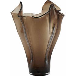 Light&living Vaas Ø42x53 cm AIORA glas donker bruin