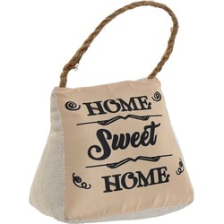 Items Deurstopper Lofty - 1 kilo - jute/beige - polyester en zand - 17 x 15 cm - Home Sweet Home - Deurstoppers