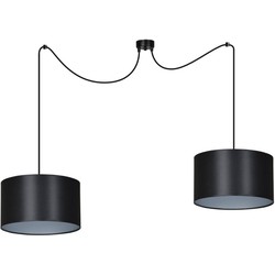 moderne hanglamp Volpe Zwart 2-lichts