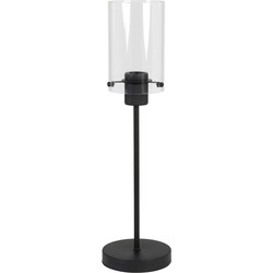 Light & Living - Tafellamp VANCOUVER  - 15x15x56.5cm - Zwart