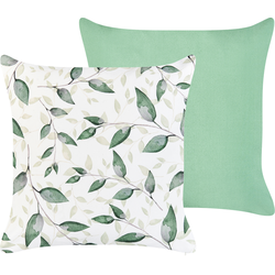 Beliani FLYLEAF - Buitenkussen-Groen-Polyester