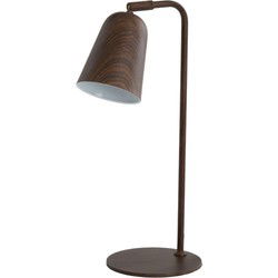 Light & Living - tafellamp - Salomo - bruin - metaal - bureaulamp - E27 - 1819352