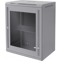 Netwerkkast 15 U 19 inch grijs 600 x 770 x 450 mm Draagvermogen 60 kg