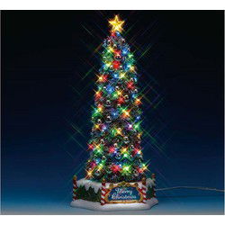New majestic christmas tree b/o (4.5v)