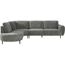LABEL51 Hoekbank Milano - Stone - Elite - Links
