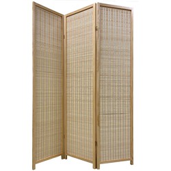 Fine Asianliving Bamboe Kamerscherm Natural 3 Paneel B135xH180cm