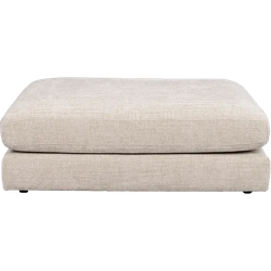 Duncan hocker lichtgrijs/beige - 112 cm