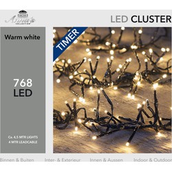 Clusterverlichting 768 led lampjes warm wit - Anna's Collection