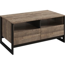 Meubella Salontafel Acasia - Grijs - Eiken - 108 cm