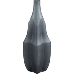 PTMD Robbin Grey glass vase angualr winged S