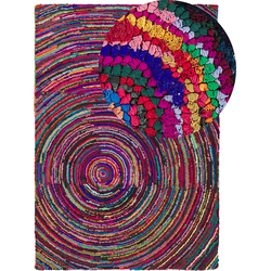 Beliani MALATYA - Gevlochten-Multicolor-Polyester