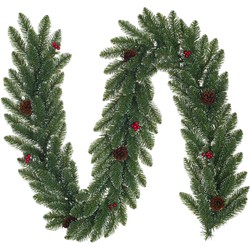 Black Box Trees Creston Kerstslinger met Decoratie - L1000 cm - Groen