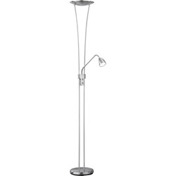 Moderne Vloerlamp  Arizona - Metaal - Grijs