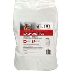 MILLOR PREMIUM EXTRUDED FRESH ADULT SALMON / RICE 15 KG