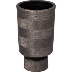 PTMD Erga Black Alu Sheet Zigzag Pot Round M
