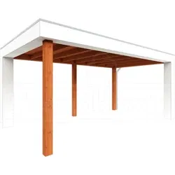 Trendhout douglas overkapping Verona rechts, 520 x 335 cm