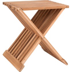 Erto Stool -  Stool in teak wood