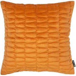 Liviza Sierkussen velvet gewatteerd oranje - Velvet - Vierkant